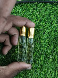 Two Decorative Perfume Bottles ( name of attar Sha