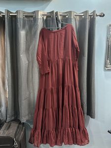 Mauve Sequin Detail Dress