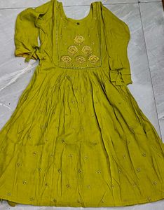 Lime Green Kurti