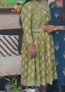 Floral Print Kurta Dress