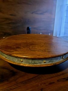 Wooden Rotating Cake Stand