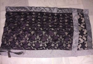 Floral Gown With Net Dupatta