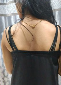 black see through dress