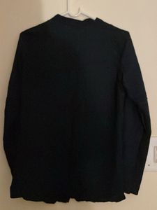 Formal Navy Blue Button Shirt