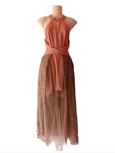 Elegant Halter Maxi Dress