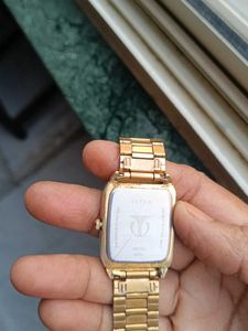 big dial men&#39;s watch Gold-Tone Fashion Watc