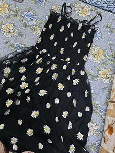 Daisy Print Mini Dress