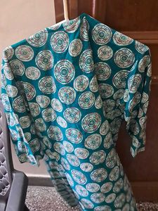 Dark Green Color Kurta