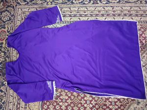 Purple Embroidered Kurta