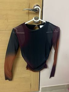 Stylish Ombre Long Sleeve Top