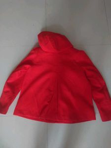 Red Duffle Coat (Size- L)