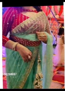 Beautiful full hand work saree