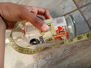 Pair Of Kitchen Glass Bottle