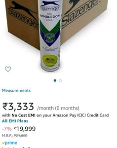 New Slazenger Wimbledon Tennis Ball |24 Can|72 Bal