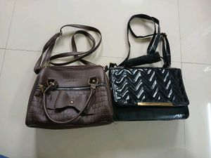 Women Shoulder Bags - Set of 2 Combo