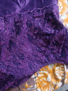 Elegant Purple Gown