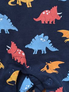 Cute Dino Print Overalls rompers