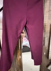 Burgundy Leggings
