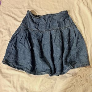 Cute Denim Mini Skirt