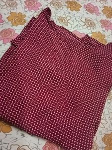 Cute Maroon Printed Top