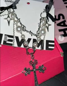 Pearl Cross Necklace