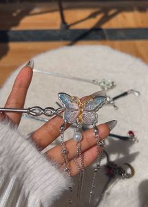 Butterfly Inlay Hair Pin