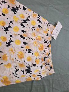 Floral Print Skirt