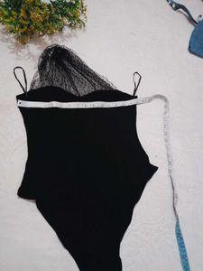 Chic Black One-Shoulder Top