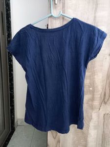 Blue Printed T-Shirt