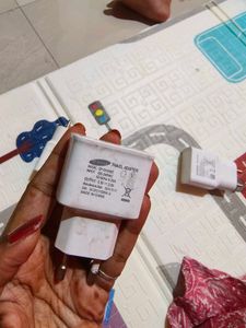 4 Chargers Adapters  With 3 Cable