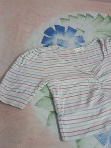 Striped Crop Top
