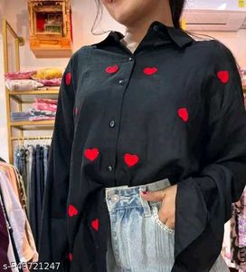 Zara Heart Print Shirt