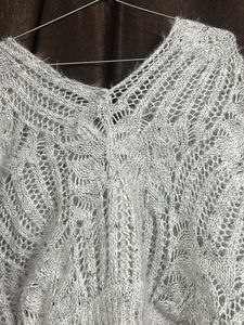 Knitted White Sweater