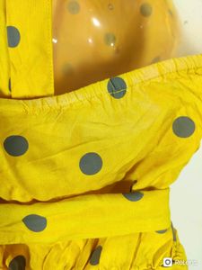Mustard Yellow Printed Casual Jumpsuit (Women)
