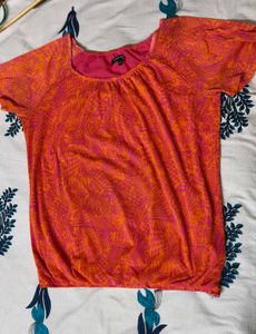 George Women Printed Regular Fit Elastic Nylon Top