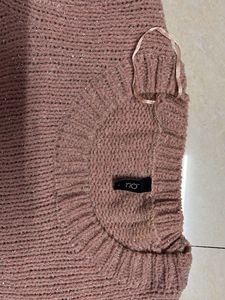 Sparkly Rose Knit Sweater