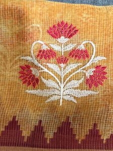 Elegant Floral Kota Cotton Saree