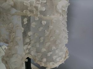 White Floral Embellished Tank Top