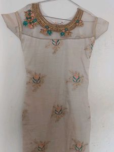 Embroidered Kurti Top