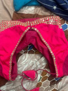 Pink/Multicolour Lehanga with dupatta