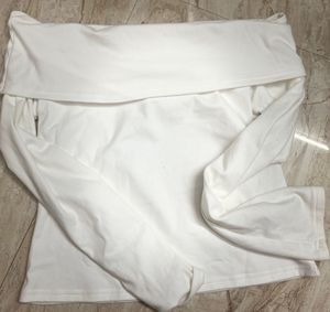 Off-Shoulder Long Sleeve Top