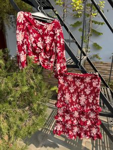 Floral Two-Piece Set