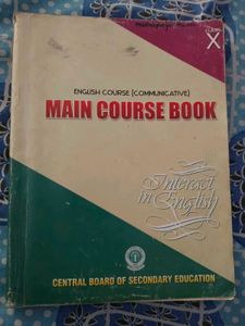 Class X English Main Course Book