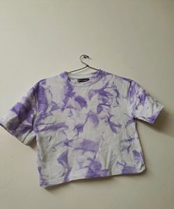 A Tie Die Crop Top