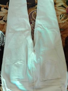 White Straight Leg Jeans