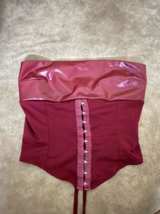 Red Corset Top