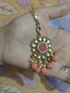 Necklace Set With Mangtika