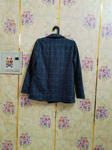 Checkered Blazer - Stylish &amp; Professional