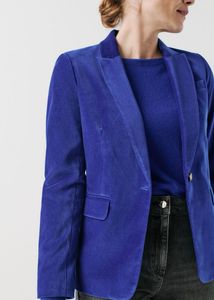 Solid Purple Formal Blazer