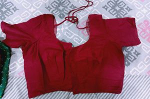 new Maroon Readymade Saree Blouse